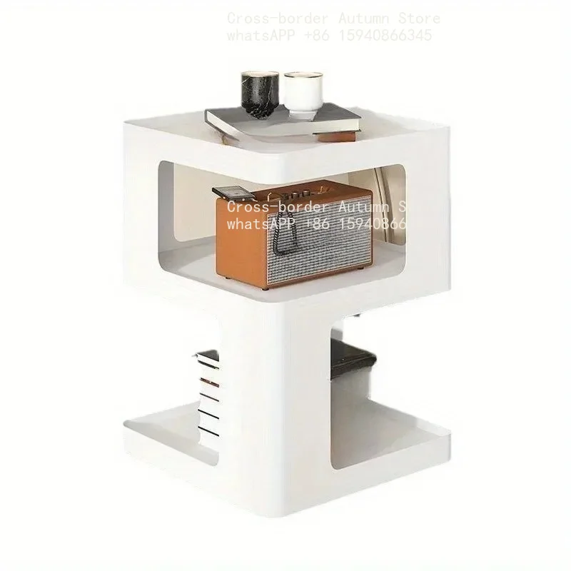 small bedside cabinet, luxurious and simple modern coffee table, a few sides, Nordic creative living room, a few corners.