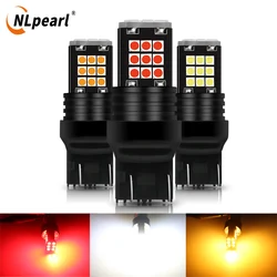 NLpearl 2pcs T20 7440 WY21W W21W 7443 W21/5W LED Bulbs Backup Reverse Brake Lamps Taillight Car Turn Signal Light Auto Lamp 12V
