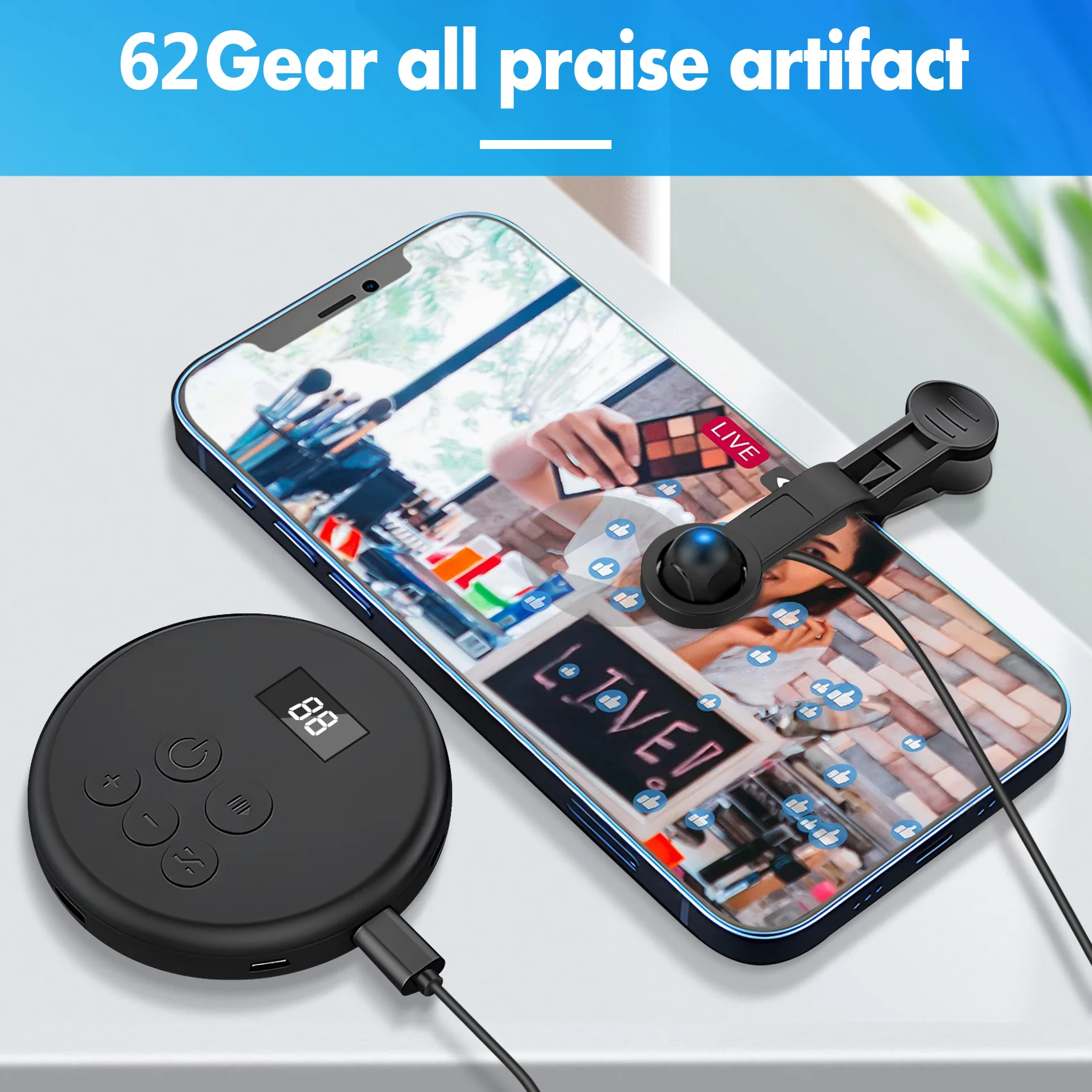 Mobile Phone Screen Auto-Clicker Mute Connection Device Physical Simulation Finger Click Device Screen Auto Clicker