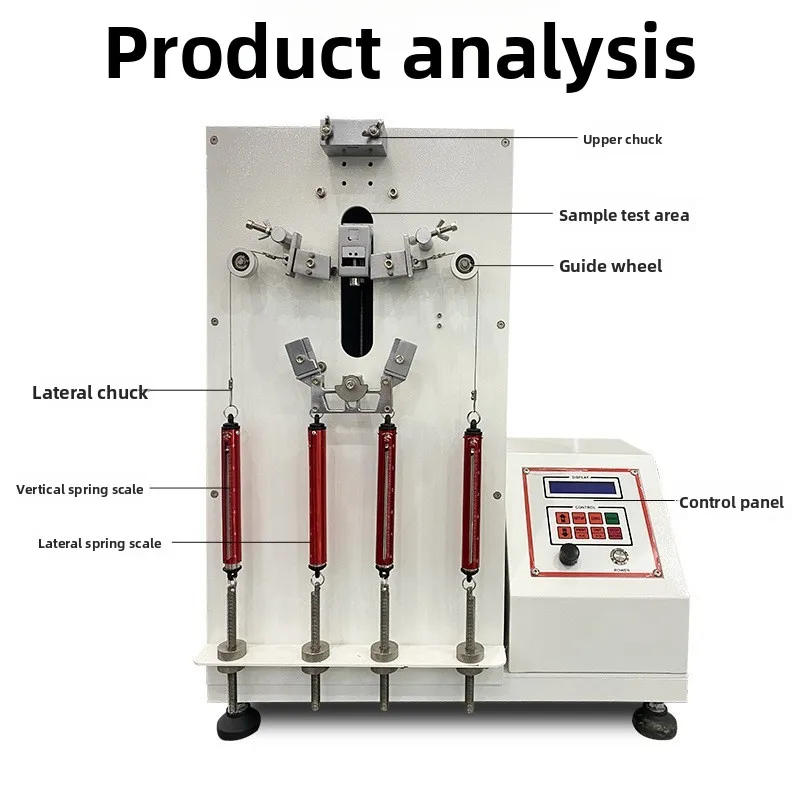 Zipper reciprocating fatigue testing machine clothes bags repeatedly pull durability testing device