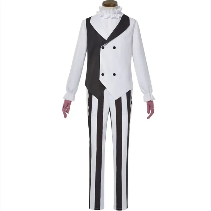 Anime bungou cães vadios nikolai gogol cosplay traje terno manto branco preto uniforme halloween roupas de natal temporada 4 u