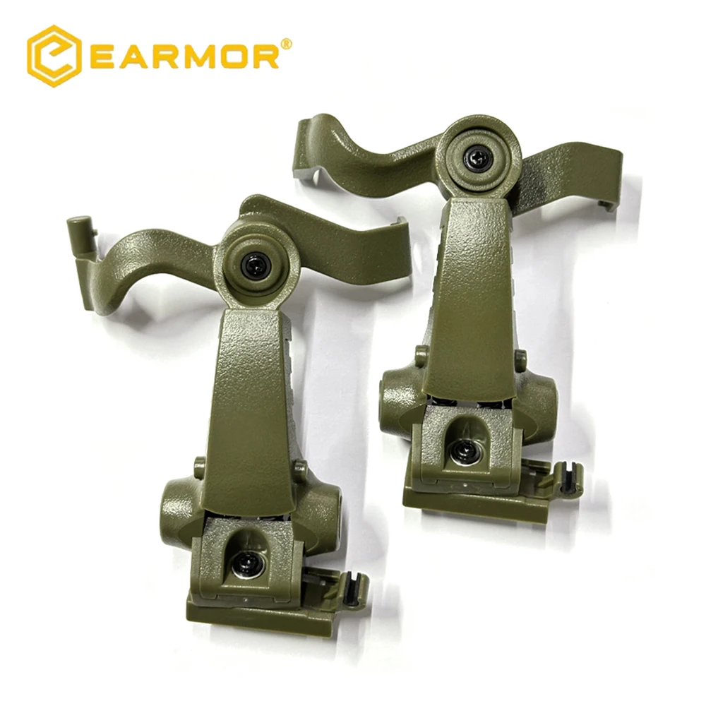 EARMOR M16C Headset Rail Mount Bracket 360 ° Rotatable ARC Rail Adapter for MOD4 Series M32/M31/ M32H/M31H Headset