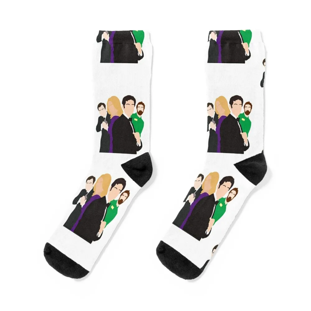 Chuck TV Socks Toe sports valentine gift ideas with print Girl'S Socks Men's