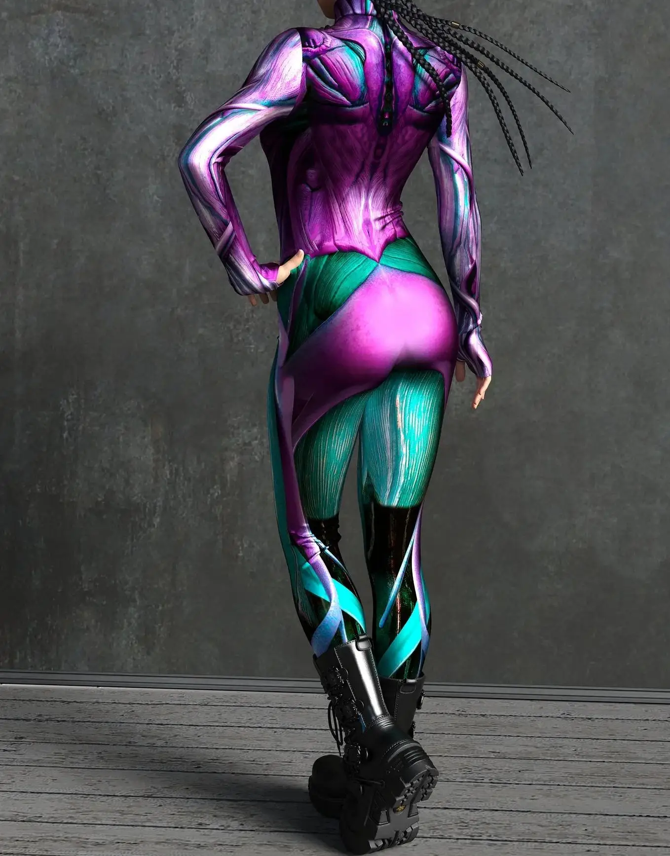 Damen Sexy Rüstungs-Overall für Feiertage, Partys, Halloween, Karneval, Cosplay-Kostüm, Steampunk-Maskerade-Bodysuit – Detail 23