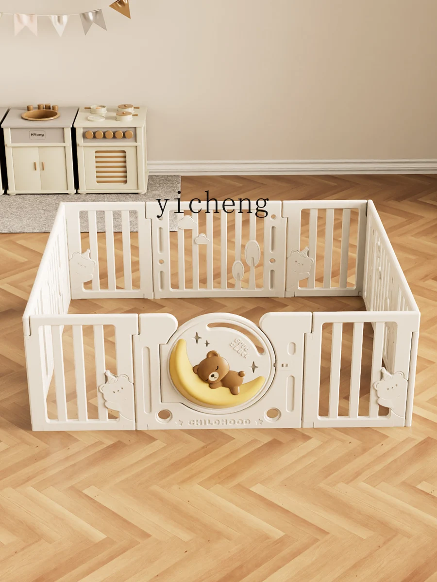 Tqh Infant Indoor Home Toddler Fence Baby Children Game Fence Crawling Mat Assembled Toys