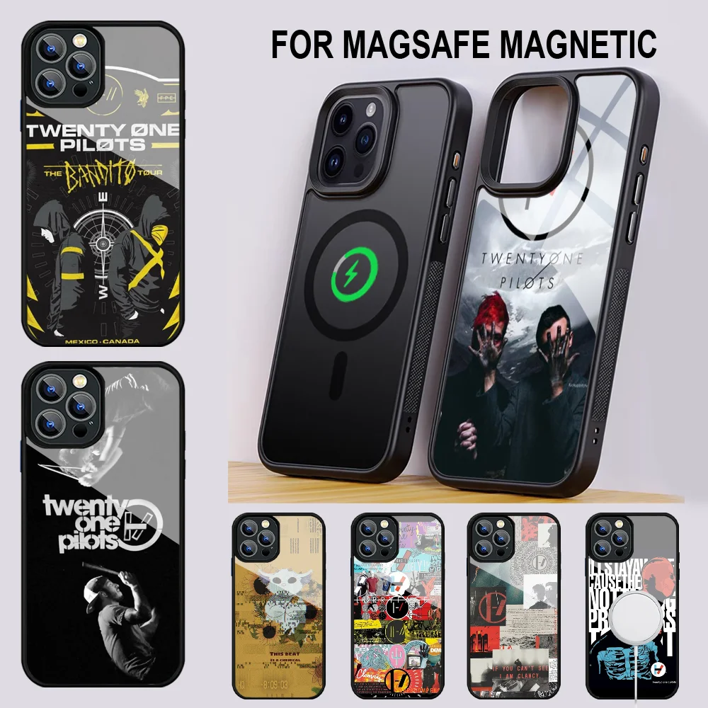 Pilots T-Twenty One  Magsafe Magnetic Phone Case Coque For IPhone 16 15 14 13 12 11 Pro Xs Max Mini Plus Funda