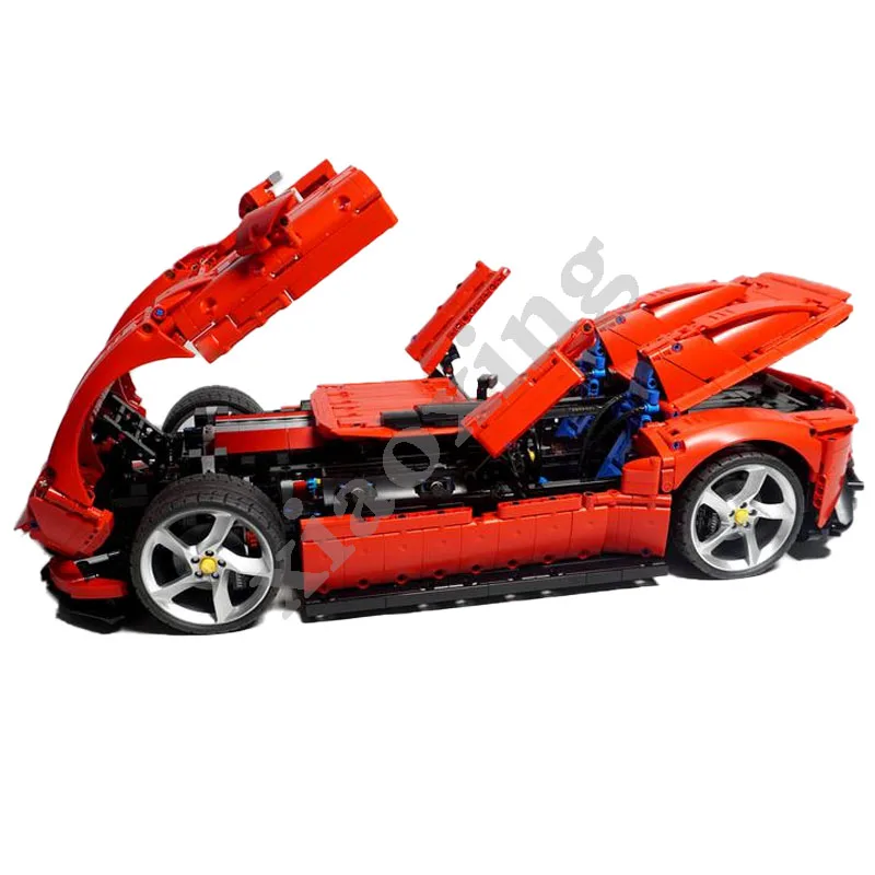 MOC-128423 Classic Racing F90 SP1 and SP2 1:8 Scale Sports Car 4033PCS for 42143 Building Block Toys Kids Fun Toys Birthday Gift