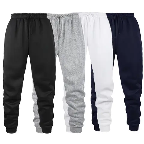 Mens Gym - Ready Jogging Pants Solid Color Sweatpants Ideal for Autumn and Winter Workouts