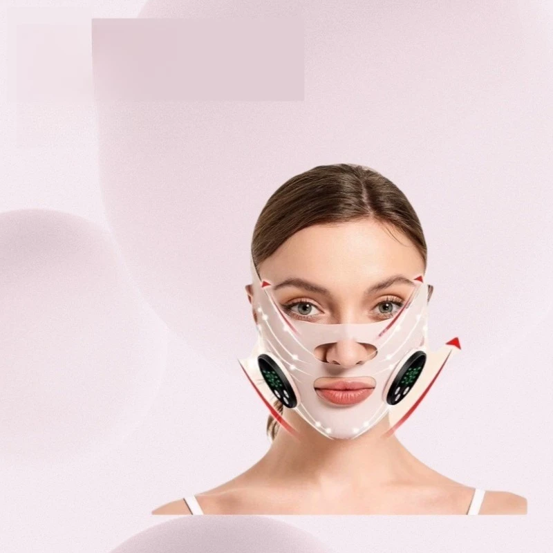 Microcurrent V Face Lifting Tightening Massager Facial Slimming Massage Mask Skin Rejuvenation Beauty Device