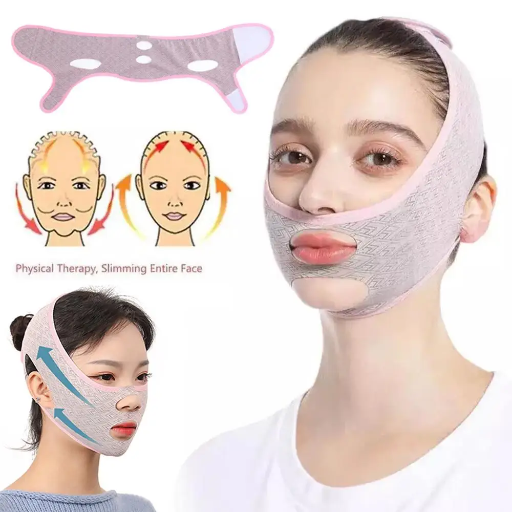 Chin Cheek Slimming Bandage V Shaper V Line Lifting Mask Face Lifting Anti Wrinkle Strap Band Sleeping Mask Beauty Health