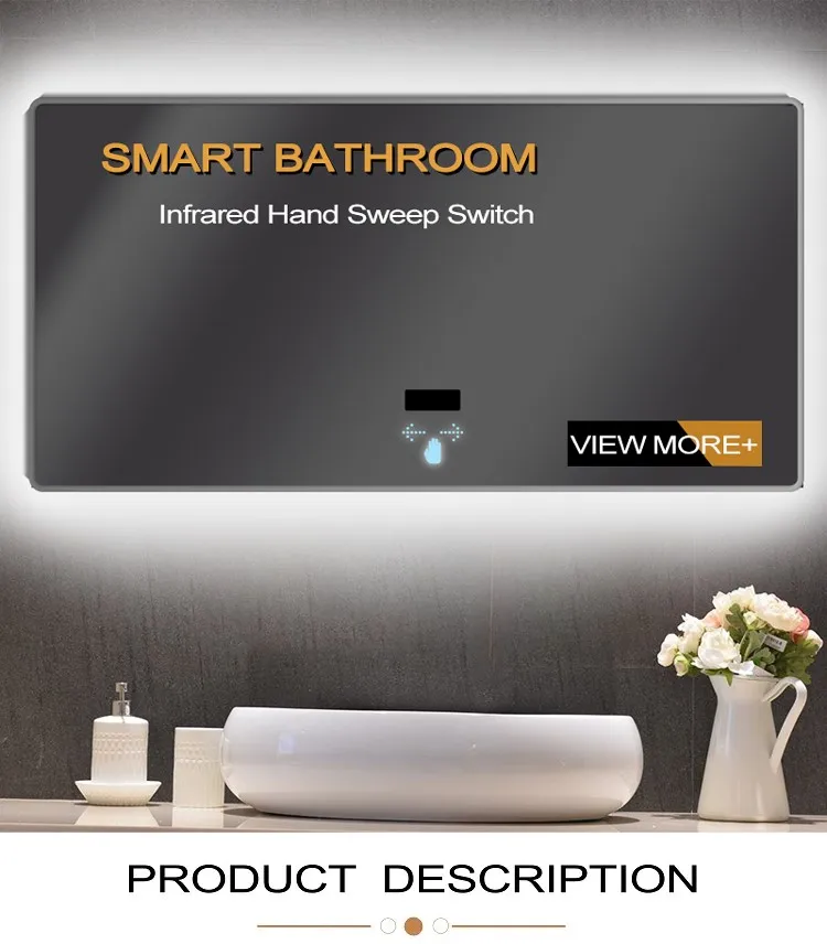 Berührungsloser Infrarot-Sensor-Schalter für Spiegelleuchten, Handbewegungssensor, intelligenter Infrarot-Sensor-Schalter 12V für Badezimmerspiegel – Detail 1
