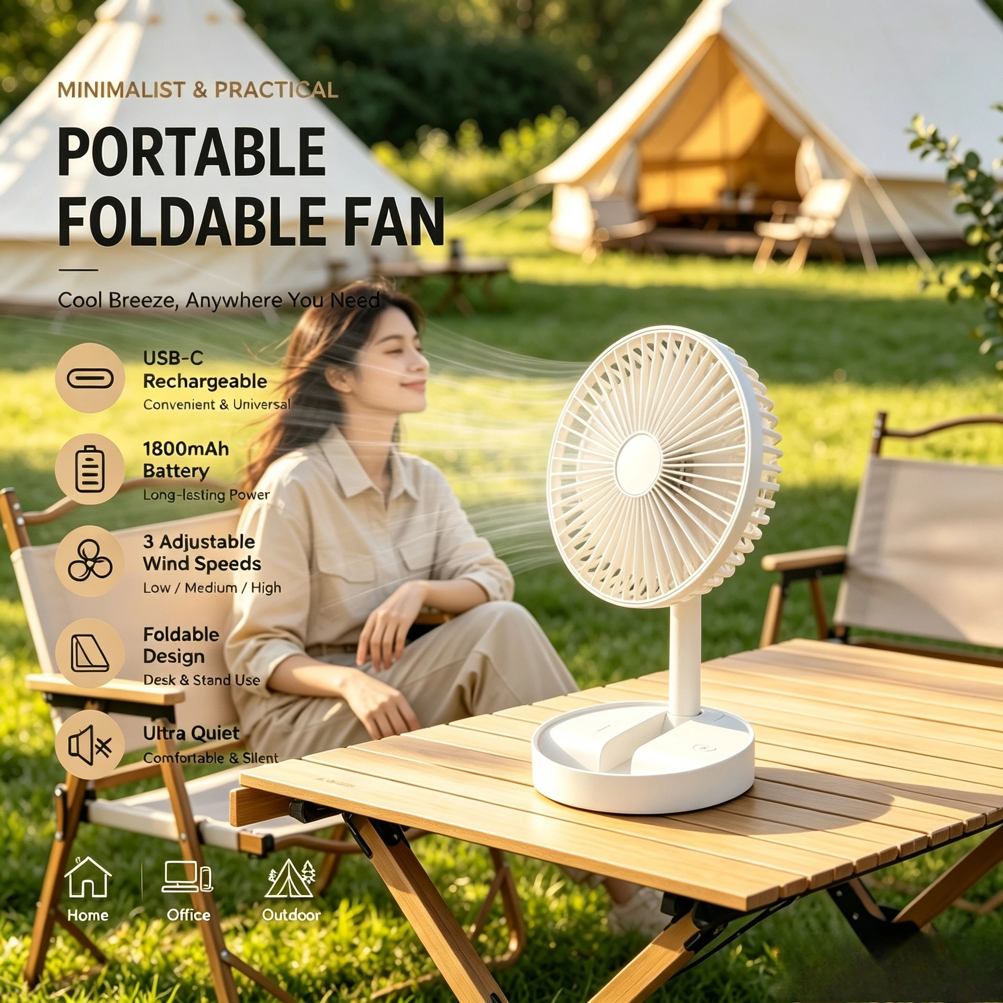 Ventilador de Escritorio Portá - Camping Cooking Table Foldable reseña y precio