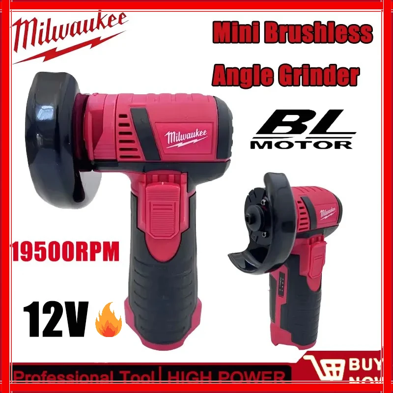 ميلووكي 12 فولت اللاسلكية فرش زاوية طاحونة كهربائية آلة قطع صغيرة لقطع الماس أدوات كهربائية قابلة للشحن #1