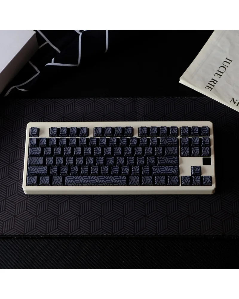 

Keycap PBT original height, thermal sublimation, mechanical keyboard cap side engraved light transmission