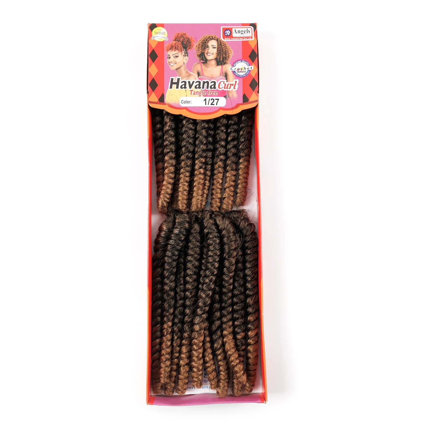 8 Inch Havana Curl Crochet Hair Synthetic Braiding Hair Tangle Free Women Crochet Braids Hair Extensions
