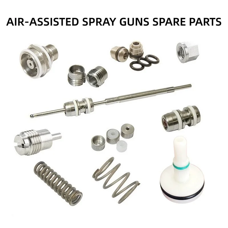 

Аксессуары, совместимые с автоматическими пневматическими распылителями, игольчатым картриджем в сборе, держателем сиденья, сиденьем из нержавеющей стали с уплотнением