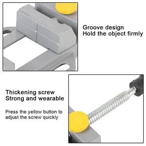 Flat tweezers lathe drill Press Support Kit Kit Marcenary Tools for Electric Drill Support Banks Bandeira Aluminum Broca Press 8 Main Sales Bench - №3