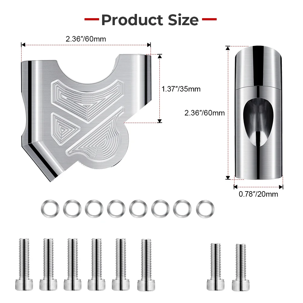 Elevador de manillar CNC de 32MM para BMW R1200GS R1250GS LC S1000XR R1200R R 1200 GS Adventure ADV manillar montaje de movimiento trasero KEMiMOTO