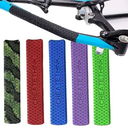 Bicycle Frame Scratch-Resistant Protector Sticker MTB Road Bike Anti-Scratch Sticker Bike Silicone Protection Chain Guard