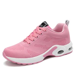 Zapatillas deportivas ultraligeras con absorción de impacto para mujer, zapatos de verano con cojín de aire y palma completa, ocio, 2024