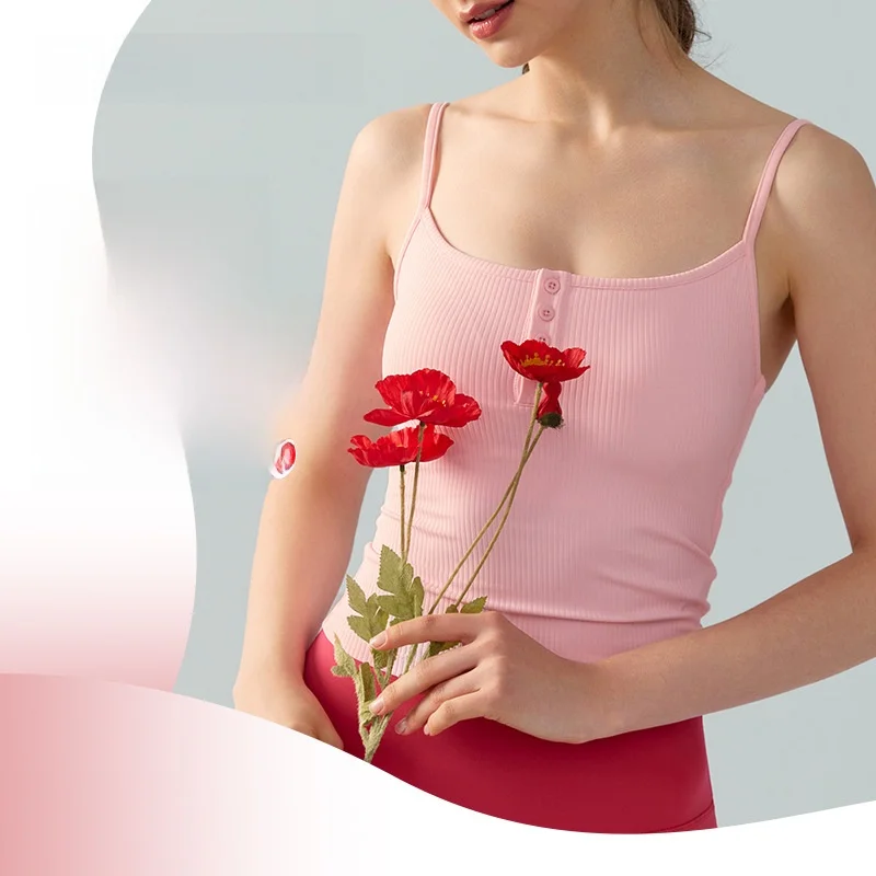 

Женский сексуальный жилет для йоги с квадратным воротником, топ для пилатеса с тонкими бретелями и накладкой на грудь, облегающая верхняя одежда, красивый дизайн сзади