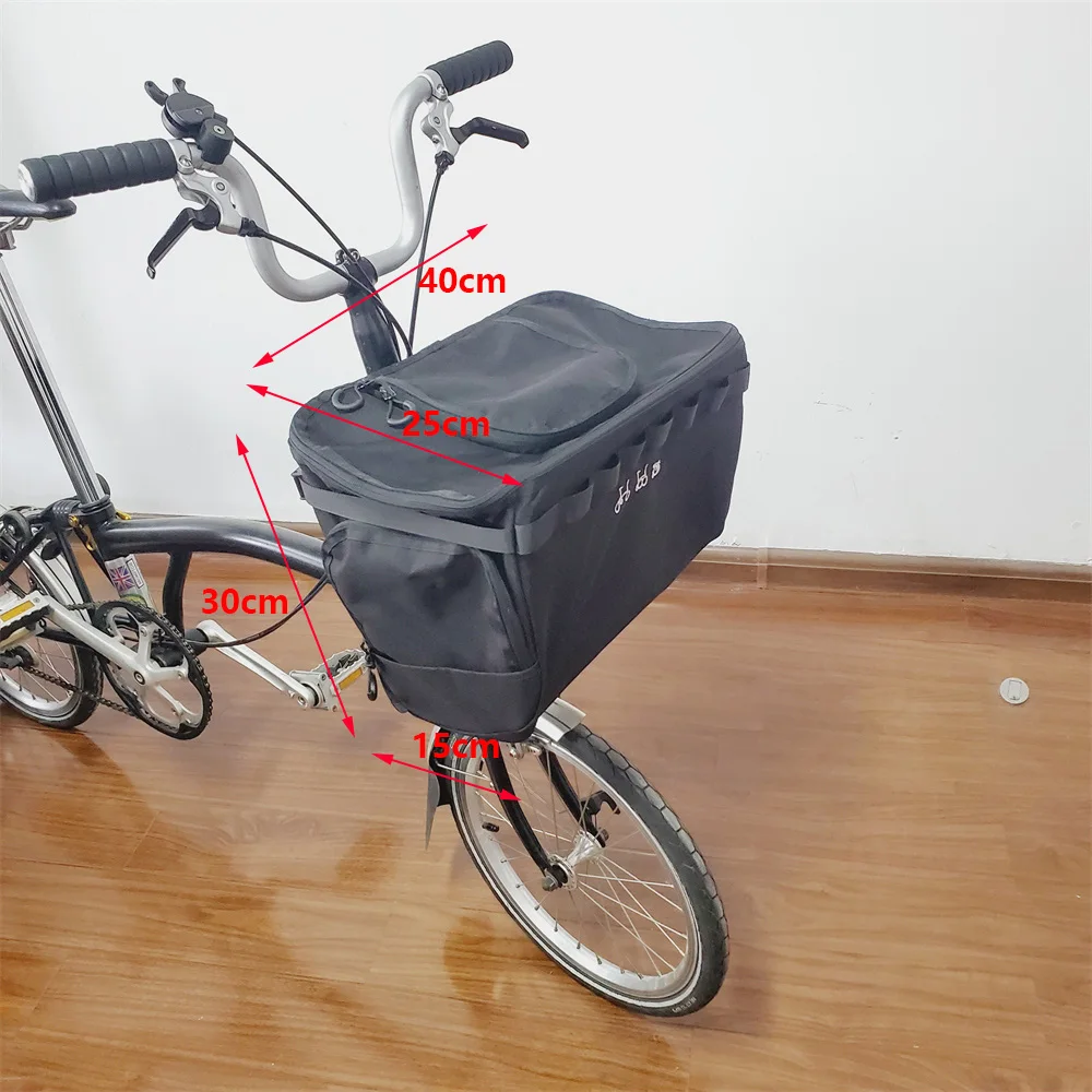 ブロンプトン用折りたたみ式自転車ペットバッグ,フロントバスケット