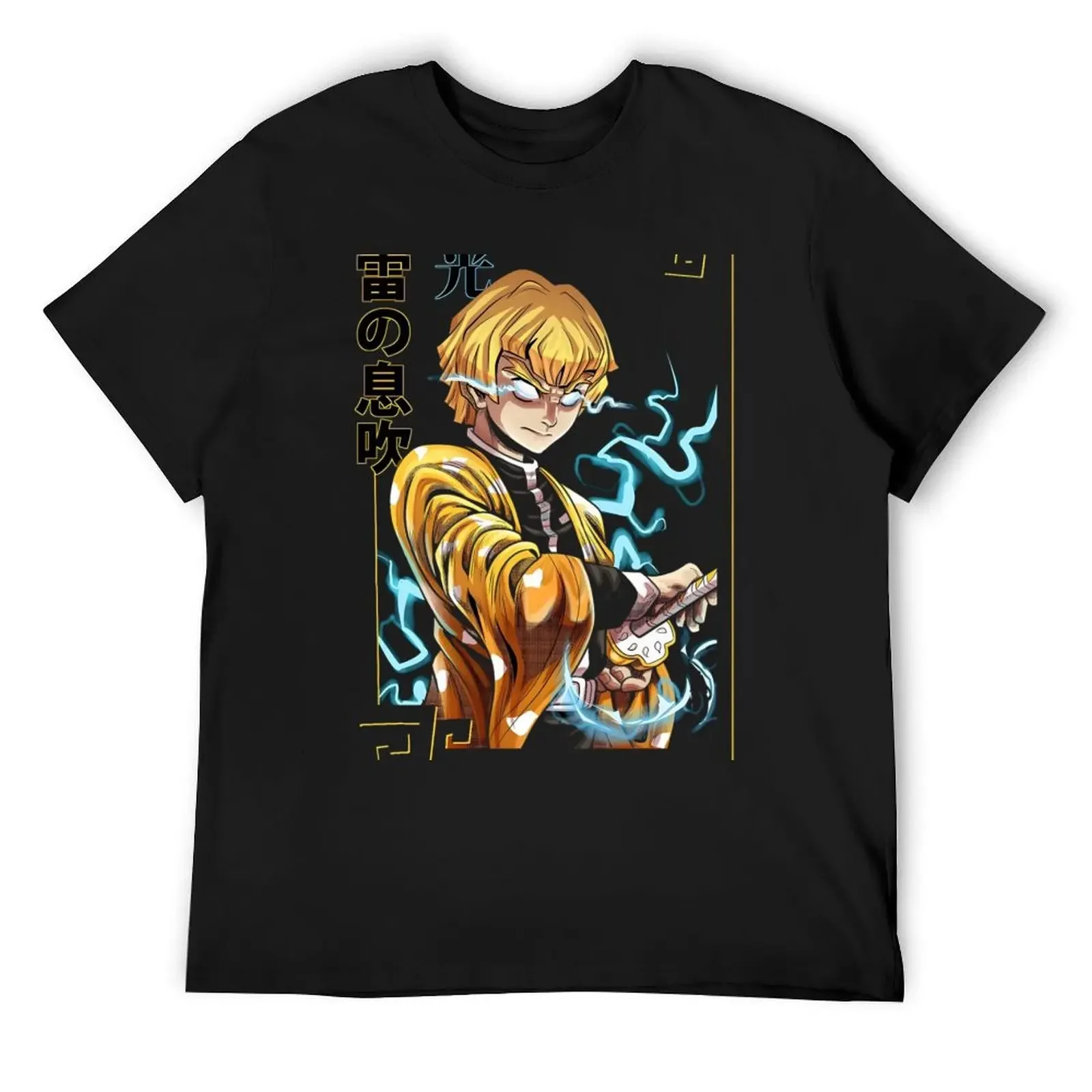 

Zenitsu Agatsuma Demon Slayer T-Shirt sweat football t shirt essential t shirt t shirt men 100℅ cotton
