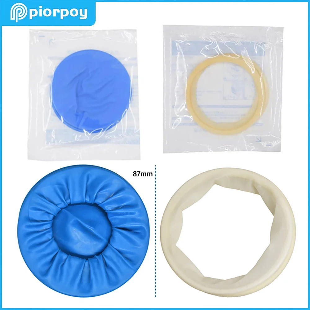 PIORPOY 1Pc Dental Disposable Rubber Mouth Opener Sterile Oral Cheek Retractor Expander Rubber Barrier Dentistry Tools Dropship
