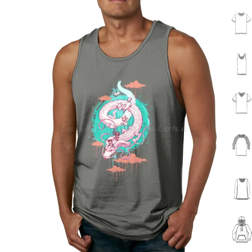 Neverending Friendship Tank Tops Vest Sleeveless Atreyu Falcore Neverending Story Fantasy 80s Dragon Pop Culture