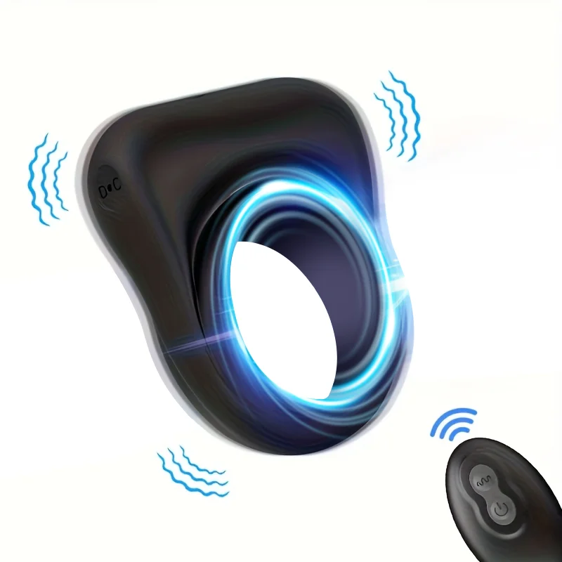 Penis vibrator bullet vibrating cock ring with clitoral Stimulator 10 vibration remote control sex toy for couples men adult toy