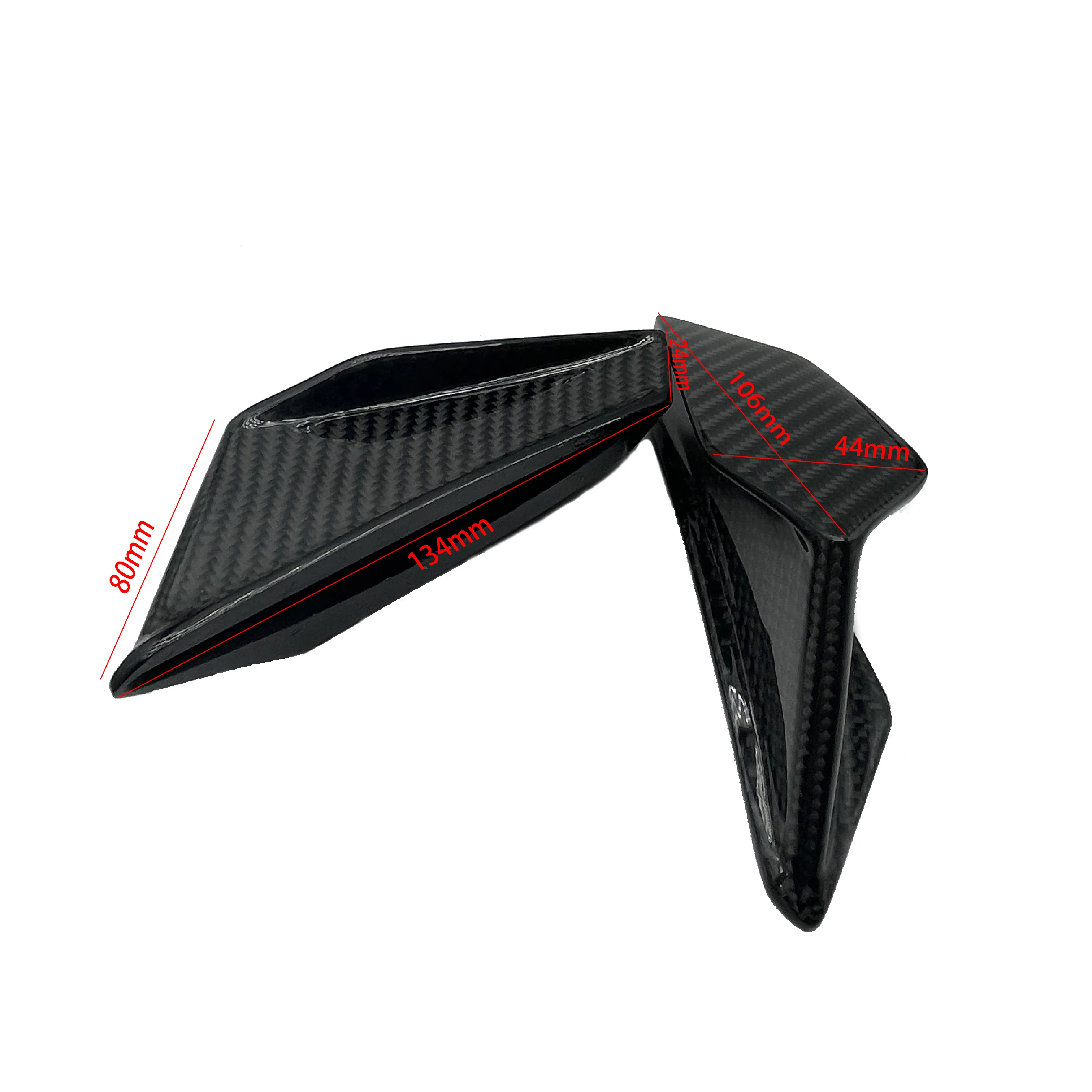 Aerodynamic Carbon Fiber Motorcycle Wing kit Scoooter Dynamic Motorbike Scooter Aerodynamic Decoration Winglet Kits