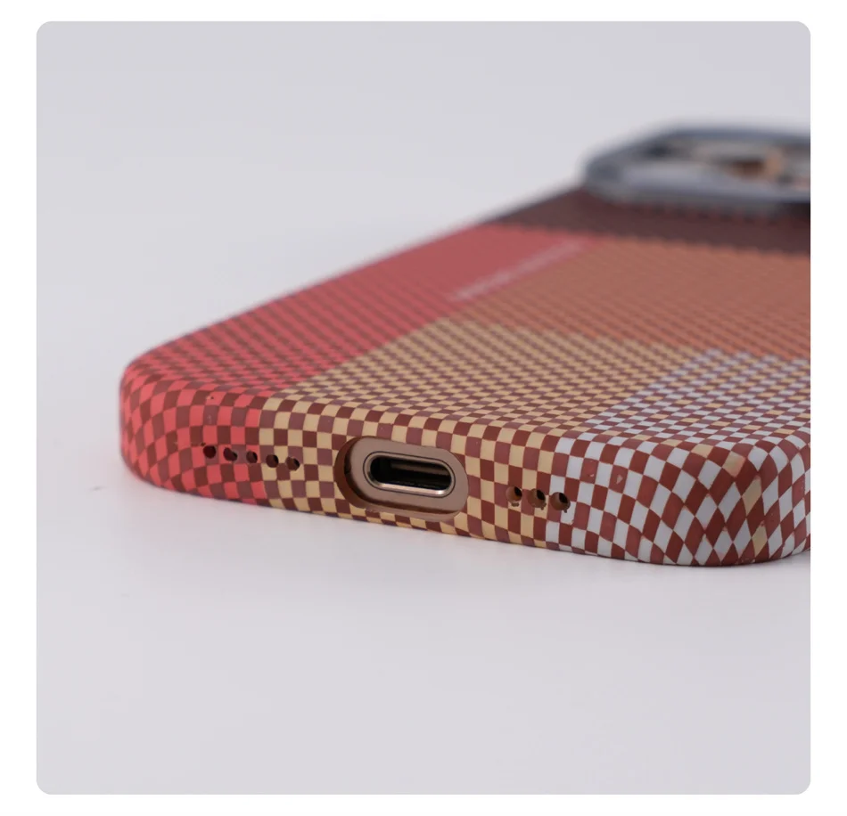 Carbon Fiber Fibre Relief Magsafe Case For iPhone 17 Pro 16 15 14 Pro Max Magnetic Wireless Charging Alloy Lens Shockproof Cover