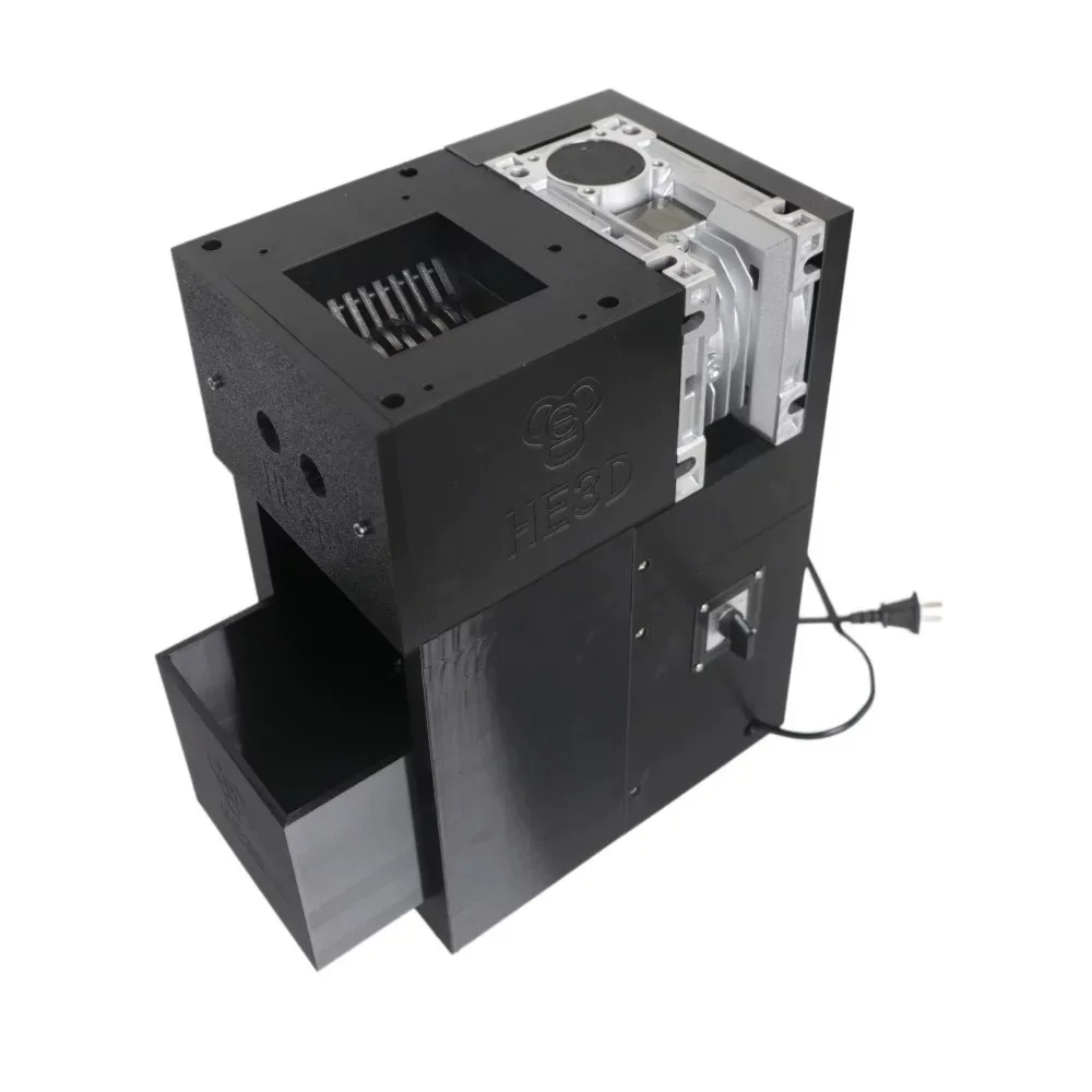 370W Mini Shredder Machine Small Plastic Crusher Desktop Waste Shredder Electric Grinder Recycling Machine for Lab 110V/220V