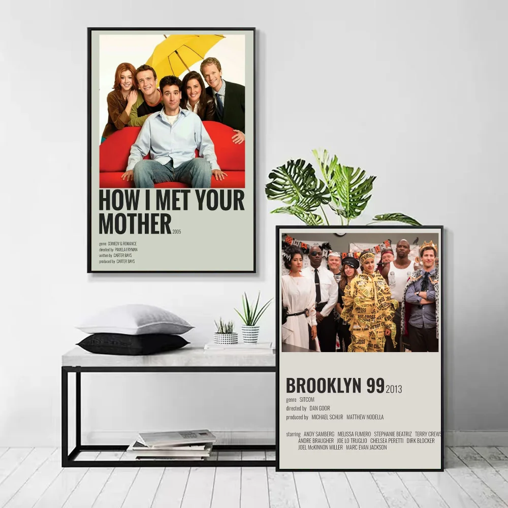 1 قطعة كيف قابلت والدتك ملصق فني ذاتي اللصق مقاوم للماء ورقة ملصق مقهى بار غرفة جدار ديكور