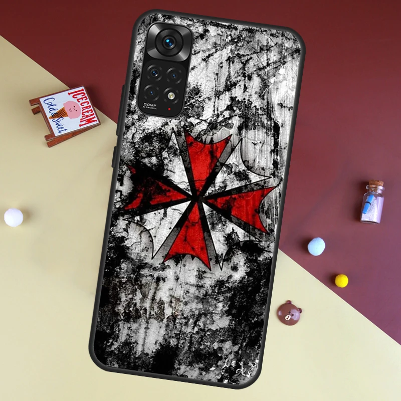 Custodia Umbrella Corporation per Redmi Note 11 Pro Redmi Note 10 Pro 9 8 12 9S 10S 11S Redmi 10 9 9A 9C 10C Coque