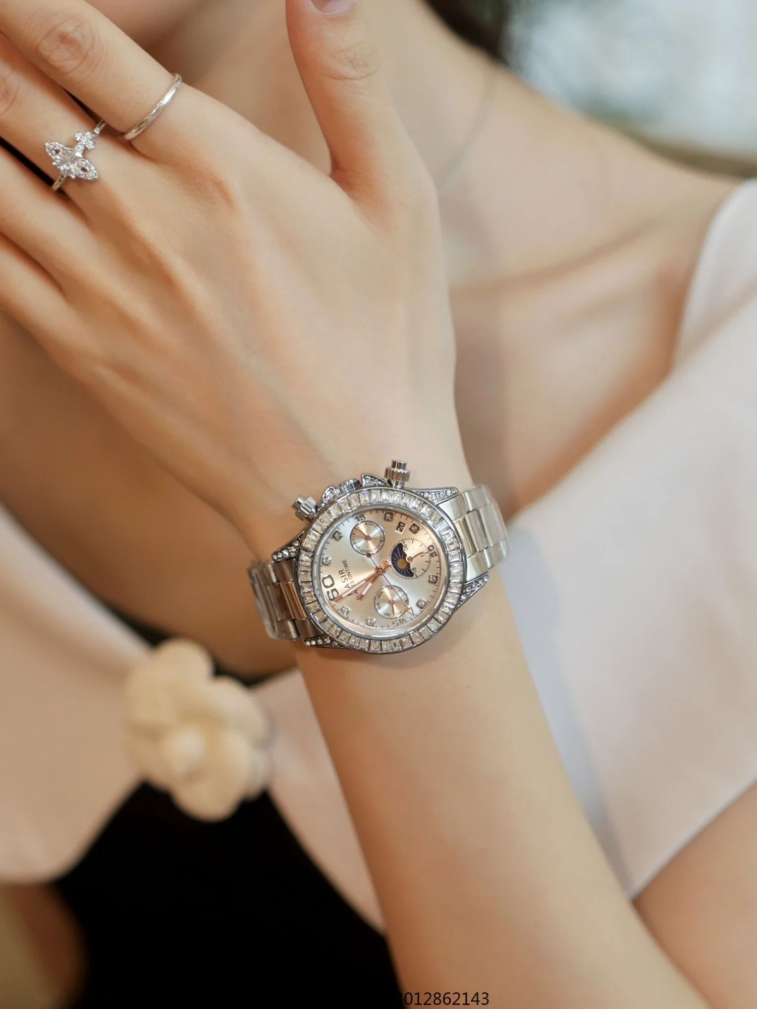 

Full Diamond Women's Premium Sense Women's 2025 New Mechanical Watch