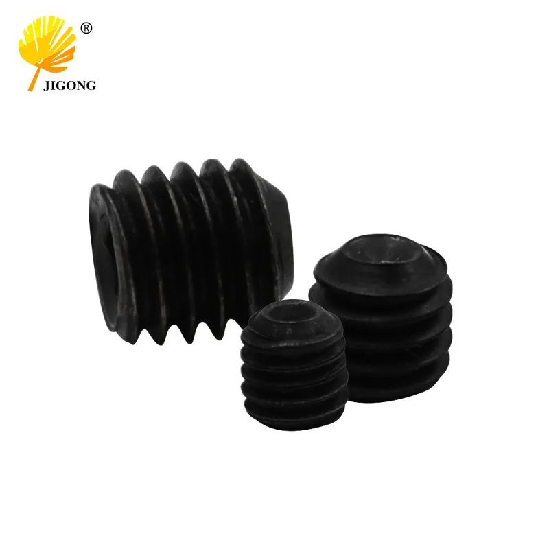 Hexagon screws M3/M4/M5 kimeter screws, carbon steel headless screws, flat threads and uniform force