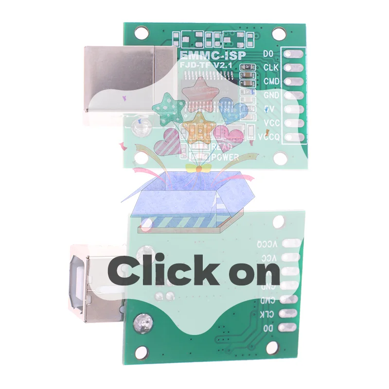 AU6438BS Mobile Phone Repair Flash Machine Unlock EMMC-ISP Flying Line Artifact Tool USB-B Type Communication