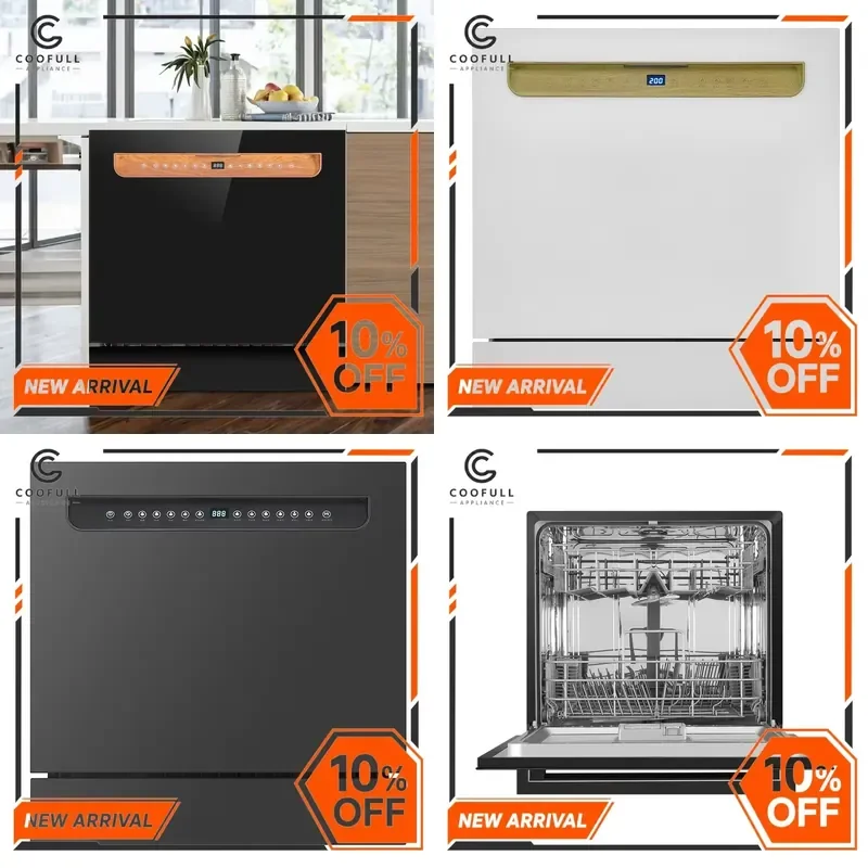 Built In Dishwasher 14 Sets Stainless Steel Energy Saving Class A+++ Electric Household Kitchen Appliance Professional