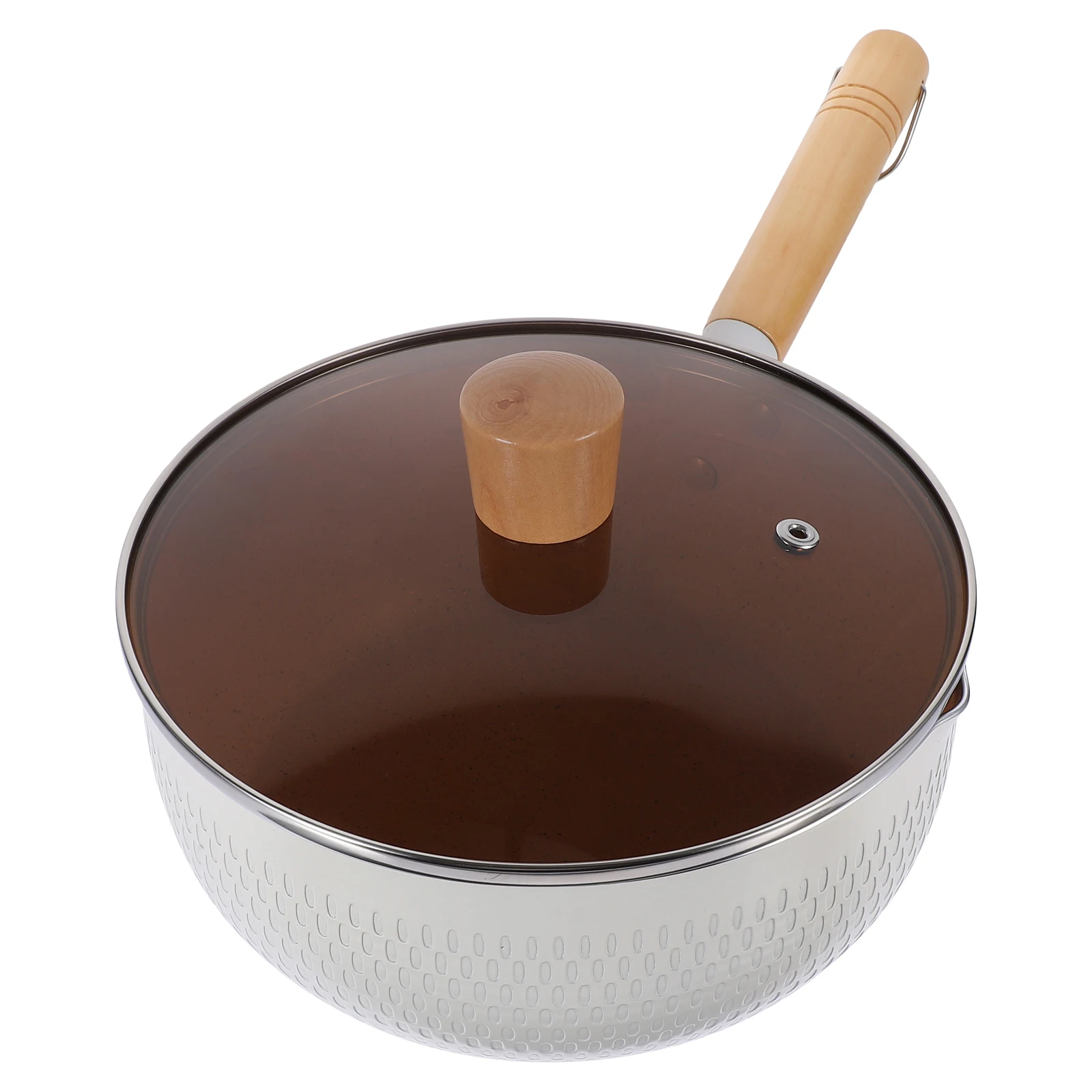 

1 Set Maifan Stone Coated Nonstick Saucepan Heat Resistant Stew Pot Kitchen Cookware Gas Induction Stovetop Cooking Pot With