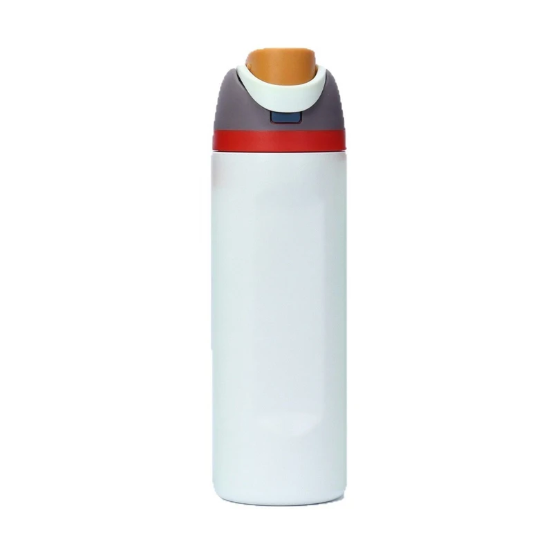 JUSTINLAU Draagbare 19/24/32oz Thermosbeker Vacuümfles Fruitmok Riemfles RVS Reistuit Warm & Koud Houdende Waterfles
