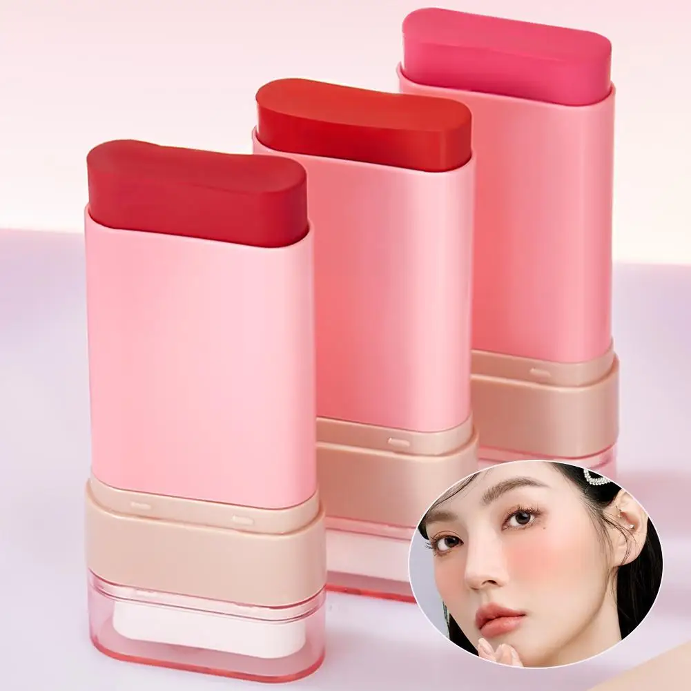 سموكي روز أحمر الخدود عصا كريم السلس الخد تينت أحادية اللون ماكياج طبيعي الوجه المشمش أحمر الخدود ماتي روج عارية كونتور الوردي Y1G1 #6