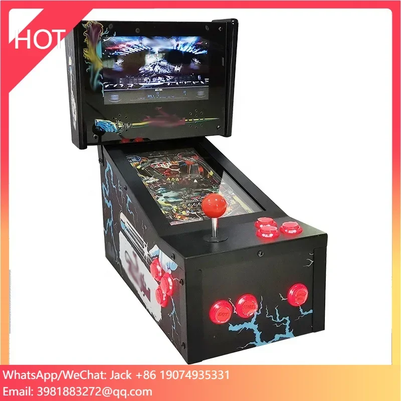 

Coin Operated Mini Pinball Virtual Pinball Tabletop Virtual Pinball Machine Full Size KL25Z Control Board