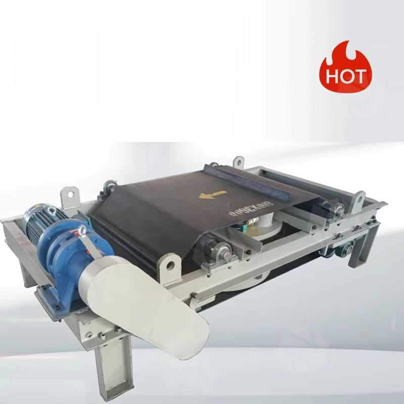 Steel Overband Magnetic Separator Ferrous Iron Manganese Removal Iron Remover for Conveyor Belt Industrial Separation