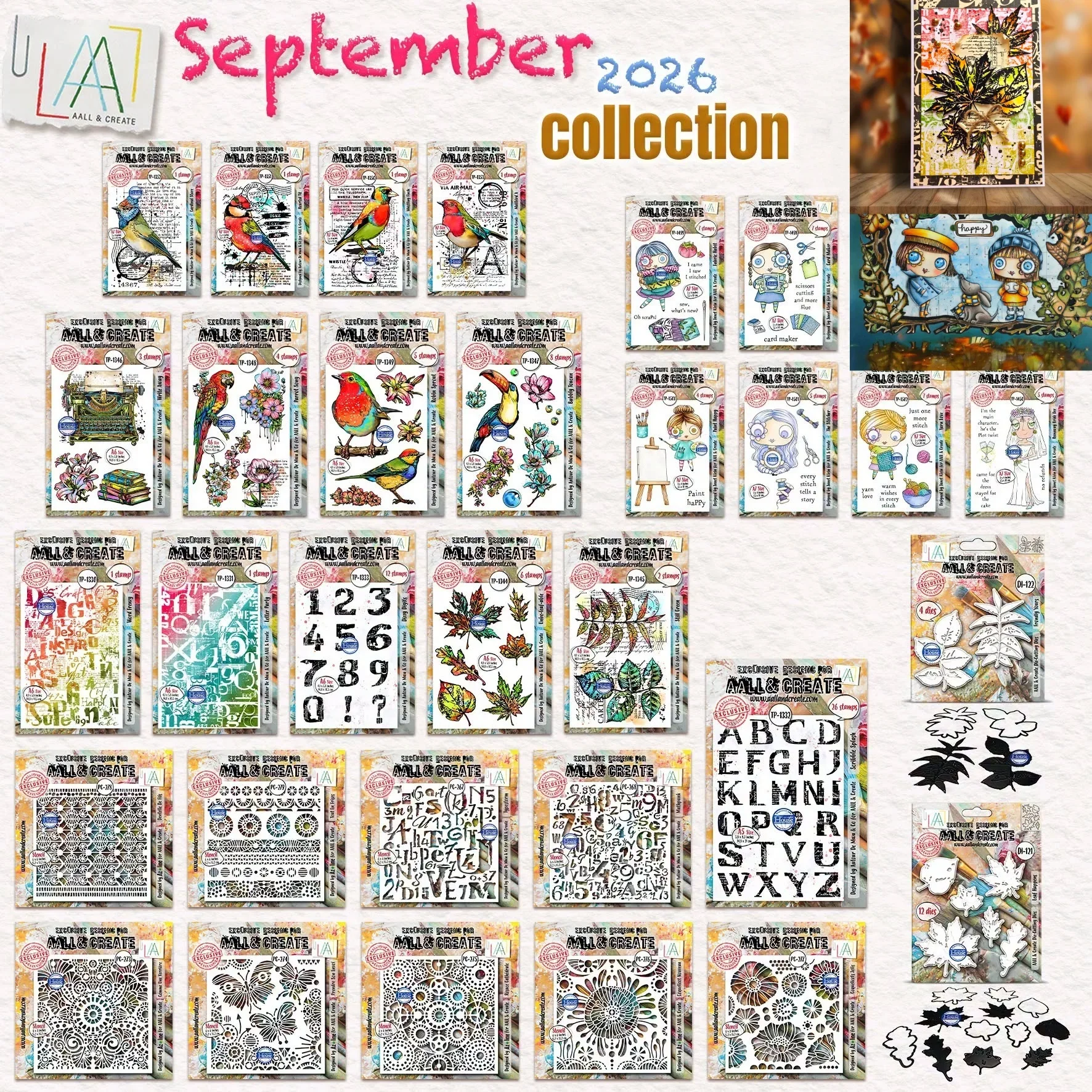 September 2026 New Season Toucan Leaf Fall Metal Cutting Dies Clear Stamps Stencil For DIY Scrapbook Craft Decoration Embossing