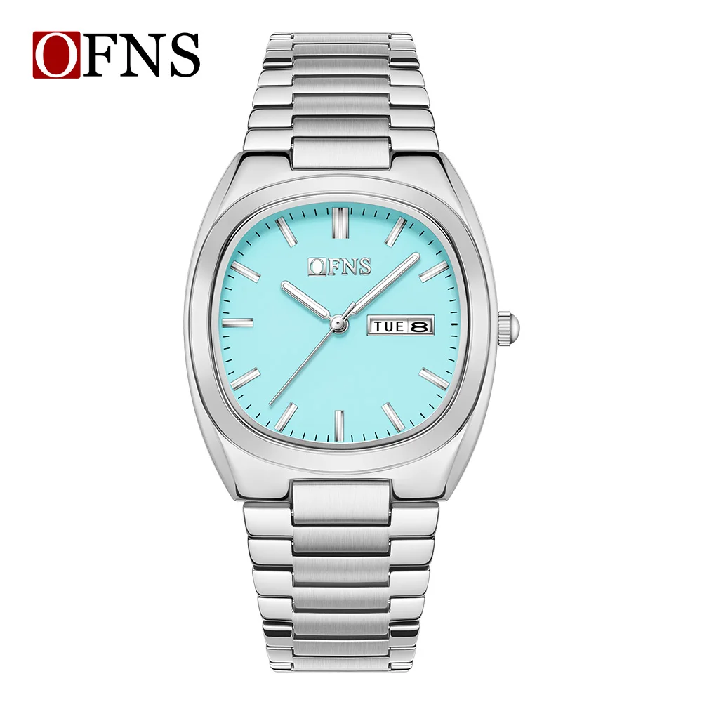 OFNS New 1566 Business Women's Quartz Watch Double Calendar Waterproof Night Light Women's Niche Business Quartz Watch