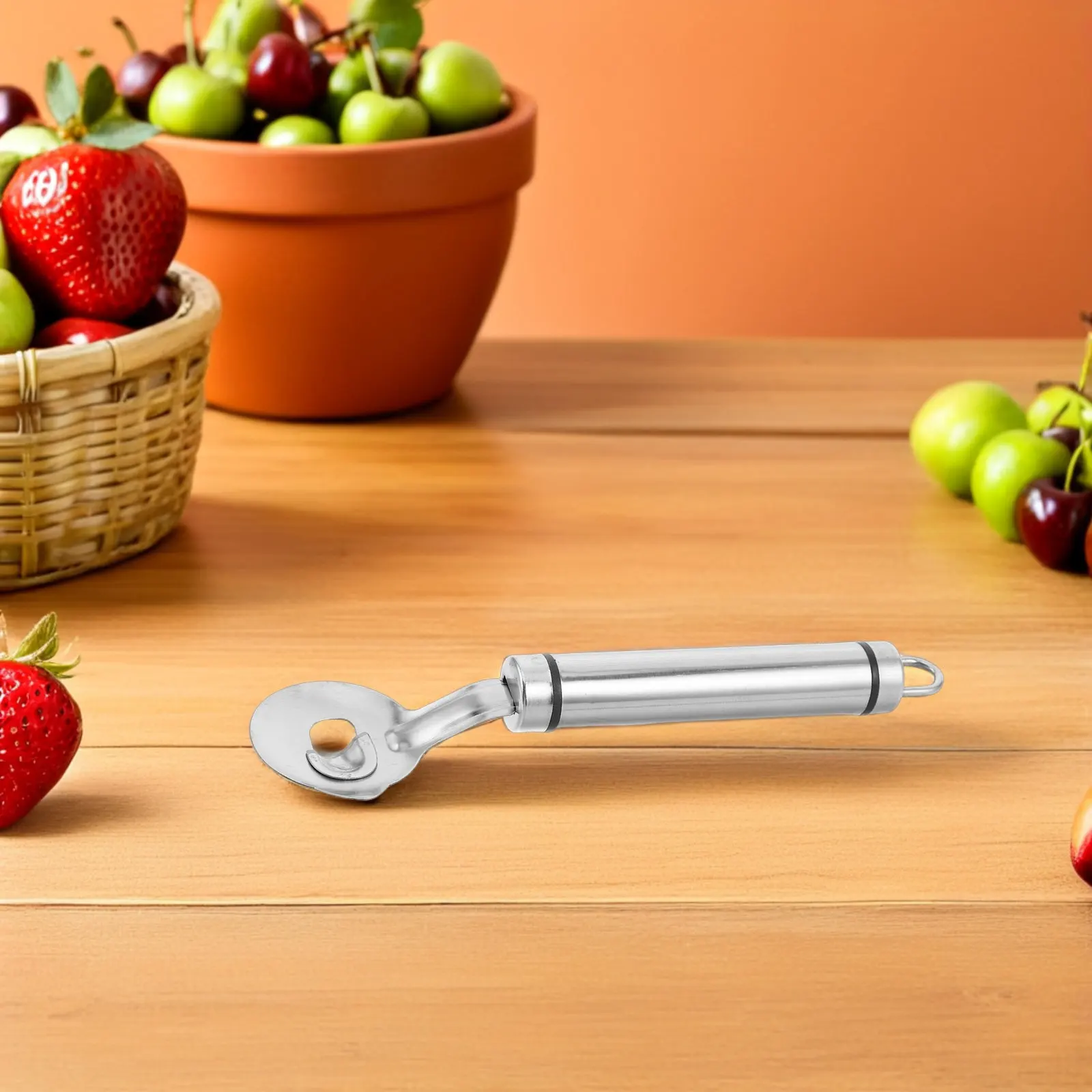 2Pcs Cactus Peeler Spoon Stainless Steel Long Handle Groove Edge Peeling Knife Cactus Cutter Tool Noodle Cooking Kitchen Gadget
