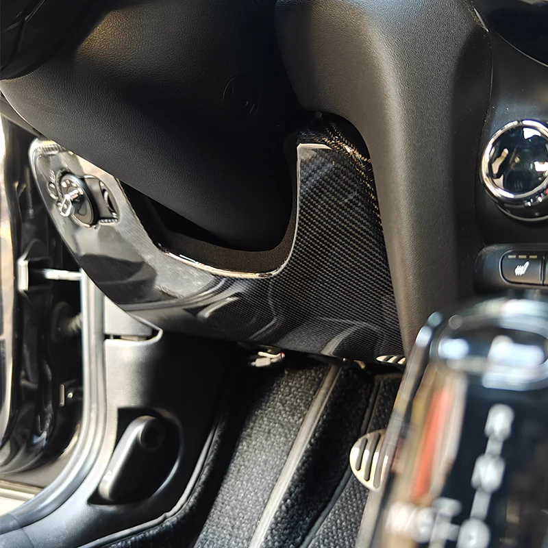 High Quality Carbon Fiber Steering Wheel Cover Racing Track Day Style For RHD LHD Mini Cooper Pre LCI F55 F56 F57