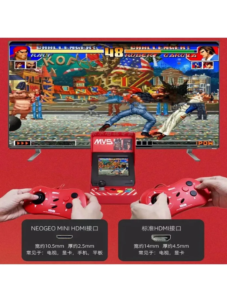NEOGEO MINI manette de jeu originale, MVS rétro ARCADE Mini jeu vidéo Pad jeu portable, pour 40e anniversaire