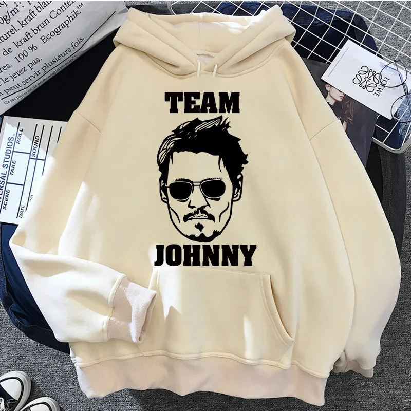 Johnny Depp Hoodies Frauen 90er Jahre Gothic Harajuku Anime Kleidung Frauen Grafik zieht